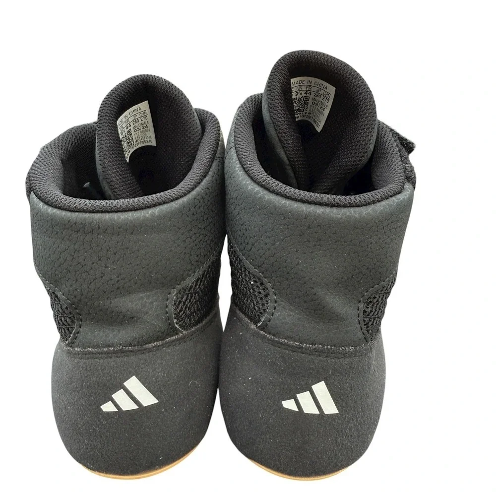 Adidas HVC 2 Wrestling Shoes Men's 10 Black White AQ3325 Lightweight Grappling